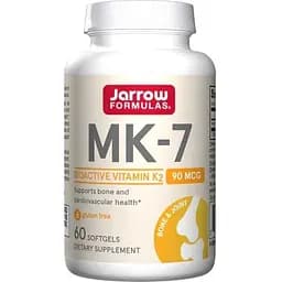 Вітаміни та мінерали Jarrow Formulas MK-7 90 mcg, 60 капсул
