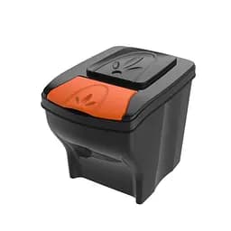 Контейнер для сміття Bama Poker 28x40x31h,20 л. помаранчевий