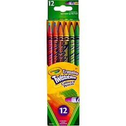 Набор карандашей Crayola Твист, с ластиком, 12 шт. (256360.024)
