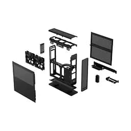 Корпус Fractal Design Ridge Black mITX PCIe 4.0 (FD-C-RID1N-11) Без БП - мініатюра 11