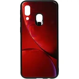 Чохол-накладка Toto Print Glass Space Case Samsung Galaxy A40 Rubin Red