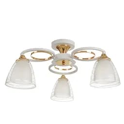 Люстра потолочная Brille в спальню E27 60W WH (LK-663C/3)