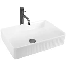 Умивальник Rea Fiorella white накладний REA-U6621, Білий