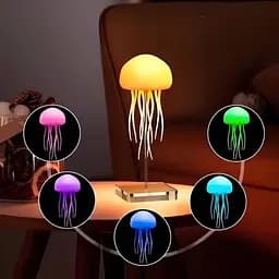 Підвісний нічник-лампа "Медуза" RGB 5W Білий, нічник у дитячій на акумуляторі, лампа нічник/світильник - мініатюра 9