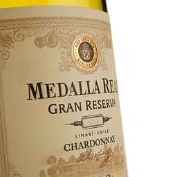 Вино Medalla Real Gran Reserve Chardonnay Leyda Valley D.O., біле, сухе, 13,5%, 0,75 л - мініатюра 3