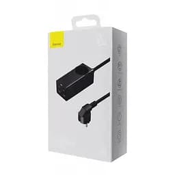 Мережевий зарядний пристрій Baseus GaN3 Pro Desktop Powerstrip AC+2U+2C 65W PSZM000001 Black - мініатюра 4