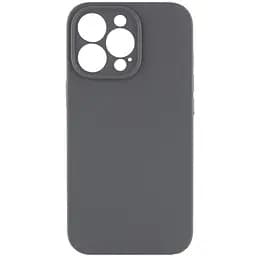 Чохол Epik Silicone Case Full Camera Protective (AA) NO LOGO для Apple iPhone 13 Pro Max (6.7) Сірий / Dark Gray