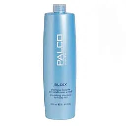 Профессиональный шампунь разглаживающий Sleek Smoothing Palco, 1000 мл косметика для непослушных волос