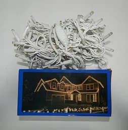 Гірлянда зовнішня пряма 200 led blue (білий) 5мм 20м - мініатюра 3
