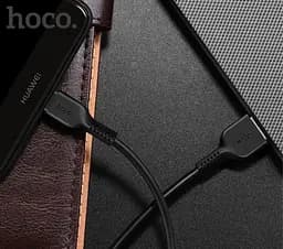 Кабель мікроUSB 1 м Hoco x20 Micro USB шнур - мініатюра 3