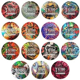Презервативи латексні One Tattoo Touch Red - мініатюра 2