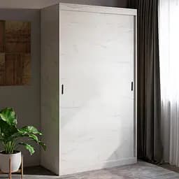 Шафа-купе Еверест Соната 1200 120х60х217 см Дуб Крафт Білий (DTM-2667)