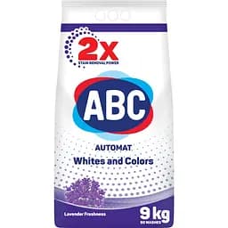 Стиральный порошок АВС Лавандовая свежесть для белый и цветных вещей автомат 9 кг