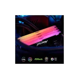 Модуль пам'яті для комп'ютера DDR4 32GB (2x16GB) 3200 MHz Beast RGB Black Kingston Fury (ex.HyperX) (KF432C16BB12AK2/32WP) - мініатюра 7