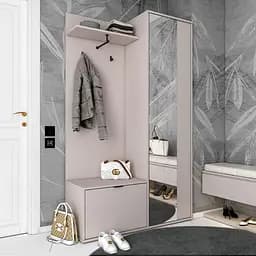 Передпокій Doros Дора Кашемір 1 ДСП/1 Дзеркало 113.5х40х192 (44900364) - мініатюра 6