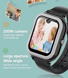 Дитячий смарт годинник Lemfo D89 з GPS трекером, SIM-картою, відеодзвінками, AMOLED дисплеєм, камерою, прослуховуванням, голосовим чатом, Wi-Fi та кнопкою SOS Синій - мініатюра 16