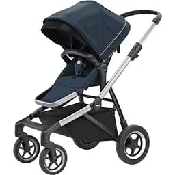 Детская коляска Thule Sleek Aluminum/Navy Blue (11000005) [107625]