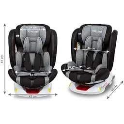Автокрісло Kidwell Orbit Isofix 0-36 кг Black - мініатюра 4