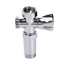 Кран вентильний для пральної машини Q Professional 3/4″x3/4″x3/4″ з подовжувачем NV-QP170 000008977 - мініатюра 2