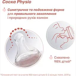 Пляшка для годування Chicco Perfect 5 пластикова із силіконовою соскою 2+ місяці сірий 240 мл (20223.32.40) - мініатюра 7