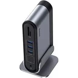 Адаптер Baseus Working Station Four-Screen Multifunctional Type-C Hub Adapter CAHub-HG0G