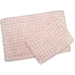 Набір килимків Irya Garnet pembe 85х55 см та 55х35 см світло-рожевий (svt-2000022260718)