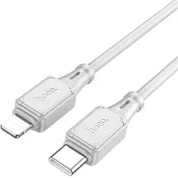 Кабель зарядки Hoco X101 Silicone Type-C to Lightning PD27W серый