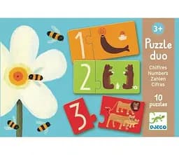 Развивающая игра-пазл Djeco Посчитай, 20 элементов (DJ08151)