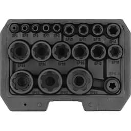 Набор торцевых головок Yato Torx Plus 19 шт. (YT-05197)