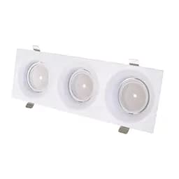 Світильник точковий Brille HDL-DT 35/3 WH MR16 36-324