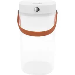 Ємність для зберігання МВМ My Home 1.05 л прозора з білим (KP-07 L T/WHITE)