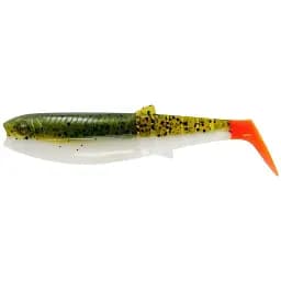 Силікон Savage Gear Cannibal Shad 125 мм 20.0g Olive Hot Orange (Поштучно)