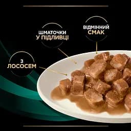 Уцінка. Вологий корм для кошенят та дорослих котів Purina Pro Plan Veterinary Diets EN Gastrointestinal з лососем 850 г (10 шт. x 85 г) (12331739) - мініатюра 8