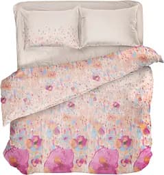 Комплект постельного белья Lelit Семейный молочный с розовым поликоттон P-0137/2 (le2000000274027)