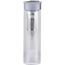 Бутылка для воды с фильтром Gipfel Martino 350 мл серая (8346)