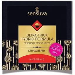 Пробник Sensuva - Ultra-Thick Hybrid Formula Strawberry (6 мл)