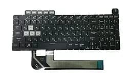 Клавіатура для ноутбука Asus FA506, FX506 Series Black, (No Frame), з кольоровим підсвічуванням - мініатюра 2