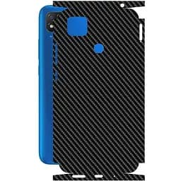 Захисна плівка StatusSKIN для Xiaomi Redmi 9c NFC 2020 Корпус Вініл Карбон чорний