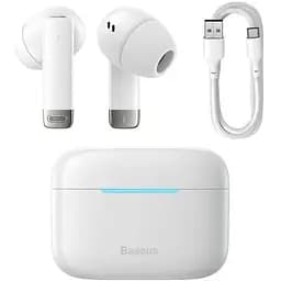Наушники Baseus True Wireless Earphones Bowie E9 BT5.3 (NGTW120002) белые