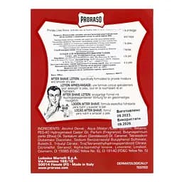Лосьйон після гоління Proraso Red, з екстрактом сандалового дерева, 100 мл - мініатюра 5