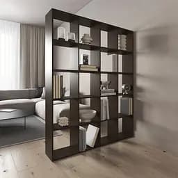 Книжкова полиця стелаж Vays M-3 на 20 комірок ЛДСП 143x29x178 см для дому офісу дитячої або вітальні - мініатюра 6