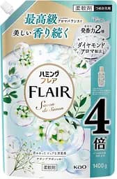 Японський кондиціонер для білизни Kao Humming Flair Savon de Savon квітковий аромат мила 1400 г (поповнення)