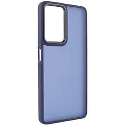 Чохол Epik TPU+PC Lyon Frosted для Oppo A96 Navy Blue