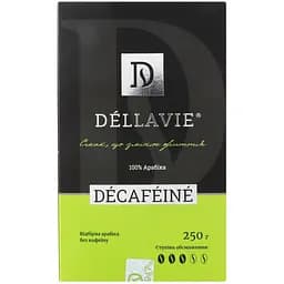 Кава Dellavie Decafeine натуральна мелена без кофеїну смажена 250 г (916699)