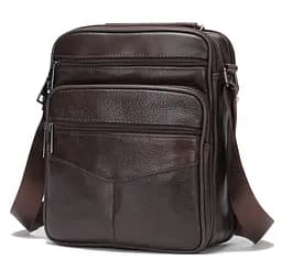 Кожаная мужская косметичка Vintage 22.5х18.5х5 см sum0015566
