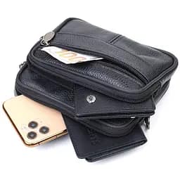 Чоловіча шкіряна сумка Vintage 16х12,5х4 см sum0022669 - мініатюра 6