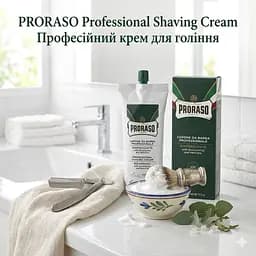 Крем для гоління Proraso Shaving Cream Tube Refresh Eucalyptus 500 мл. (400615) - мініатюра 2