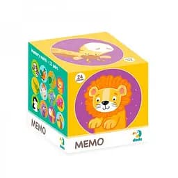 Настільна гра-мемо "Дикі Тварини" DoDo Toys 300157, 24 фішки із зображенням