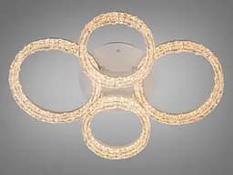 Люстра стельова кільця Diasha біла LED 106 Вт