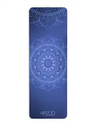 Коврик (мат) спортивный 4FIZJO замша 183 x 61 x 0.15 см для йоги и фитнеса Blue (P-5905973405713)